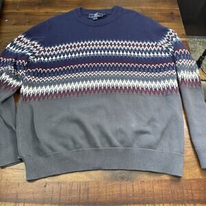 Vineyard Vines Mens Pullover Sweater Navy Blue Size XL